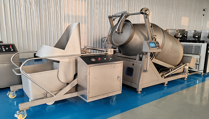 颠覆傳統！液壓升降真空(kōng)制(zhì)冷(lěng)滾揉機(jī)，解鎖肉類腌制(zhì)新方式