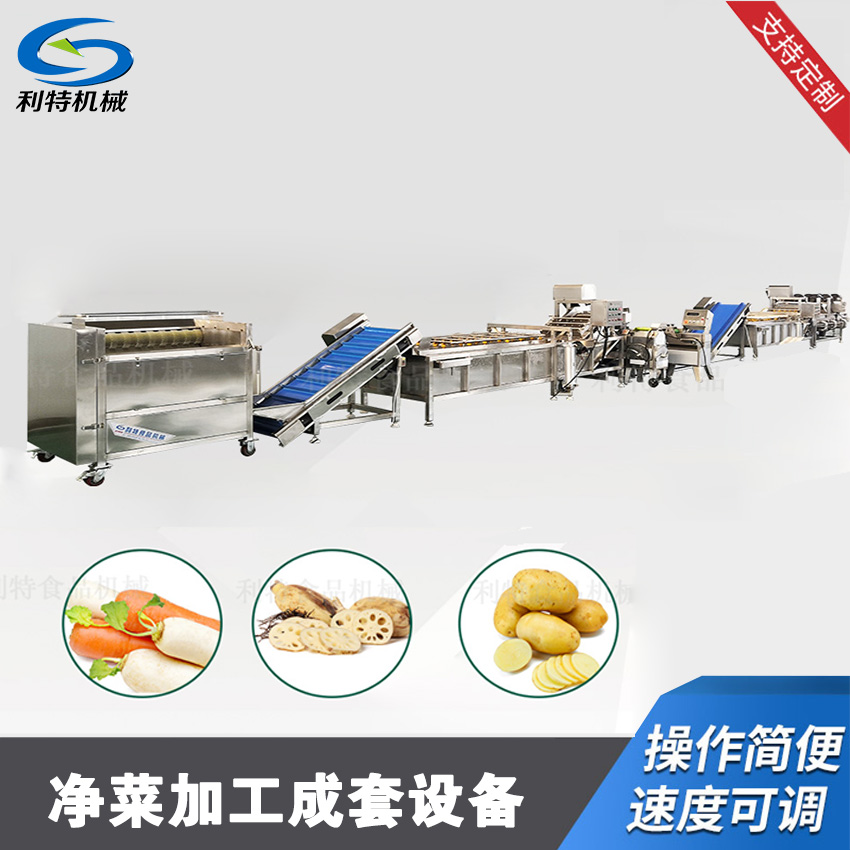 淨菜加工(gōng)流水(shuǐ)線